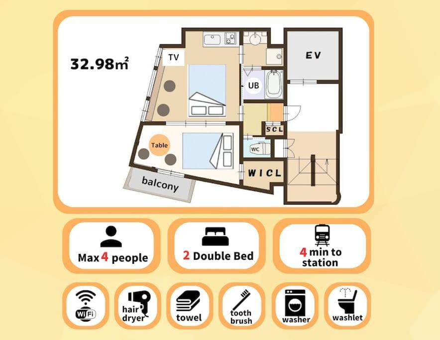 701 Residential Hotel Alex Usjまで1駅5分 Osaka Ngoại thất bức ảnh